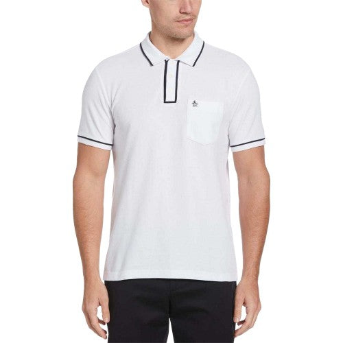 Front - Original Penguin Mens Earl Organic Cotton Short-Sleeved Polo Shirt
