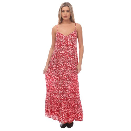 Front - Superdry Womens/Ladies Vintage Cami Beach Maxi Dress