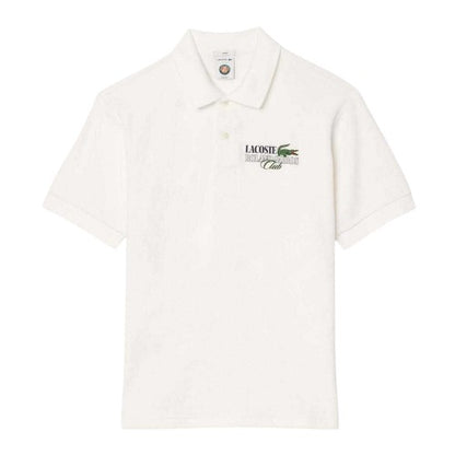 Front - Lacoste Unisex Adult Roland Garros Edition Terrycloth Tennis Polo Shirt