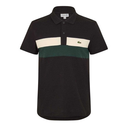 Front - Lacoste Mens Colour Block Polo Shirt