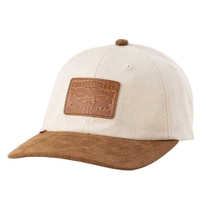 Front - Levis Logo Cotton Curved Peak Dad Hat
