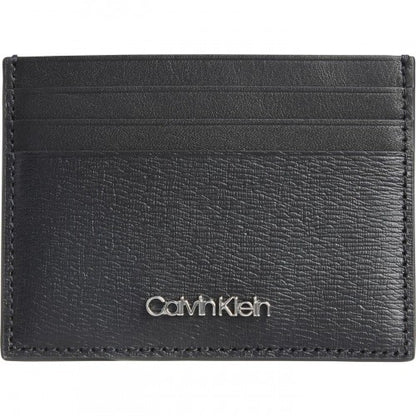 Front - Calvin Klein Minimalism Leather Card Holder
