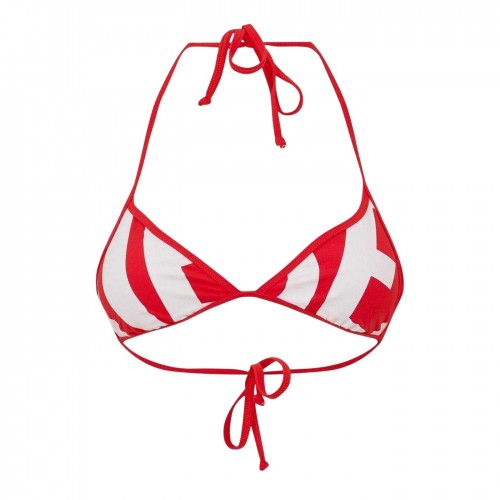 Front - Diesel Womens/Ladies Striped Bikini Top