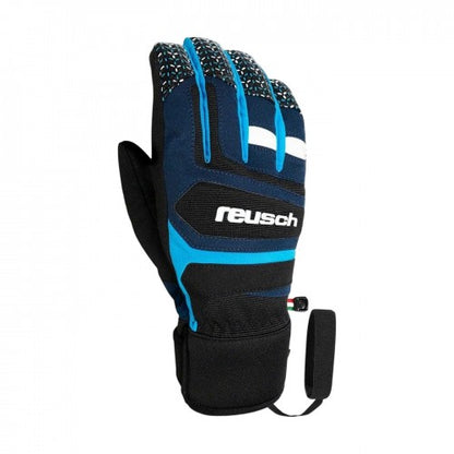 Front - Reusch Mens Logo Ski Gloves