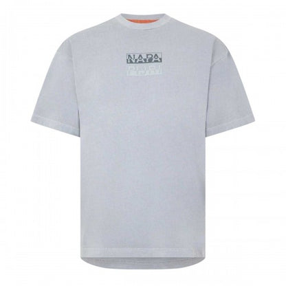 Front - Napapijri Mens Cotton T-Shirt