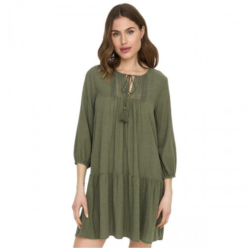 Front - Only Womens/Ladies Lace Tunic Dress