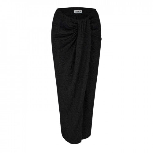 Front - Edited Womens/Ladies Twist Knot Polyester Blend Midi Skirt