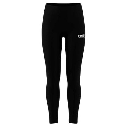 Front - Adidas Girls Essentials Linear Leggings