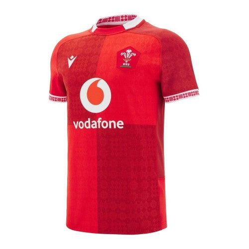 Front - Wales RU Unisex Adult 2025 Rugby Shirt