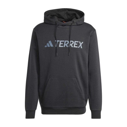 Front - Adidas Mens Terrex Multi Large Logo Cotton Blend Hoodie