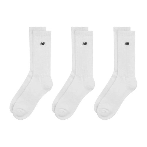 Front - New Balance Unisex Adult Embroidered Logo Crew Socks (Pack of 3)