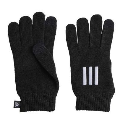 Front - Adidas Unisex Adult 3S Knitted Gloves