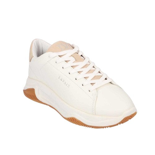 Front - Lavair Unisex Adult Nappa Leather Chunky Sole Trainers