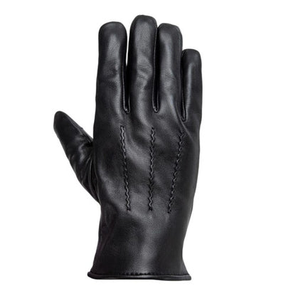 Front - Pretty Green Mens Sheepskin 3 Point Stitch Glove
