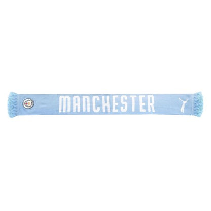 Front - Puma Manchester City FC Jacquard Scarf