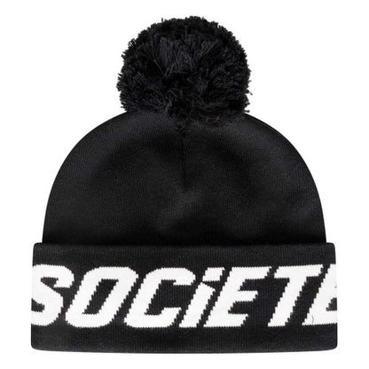 Front - Societe Noir Lettering Beanie