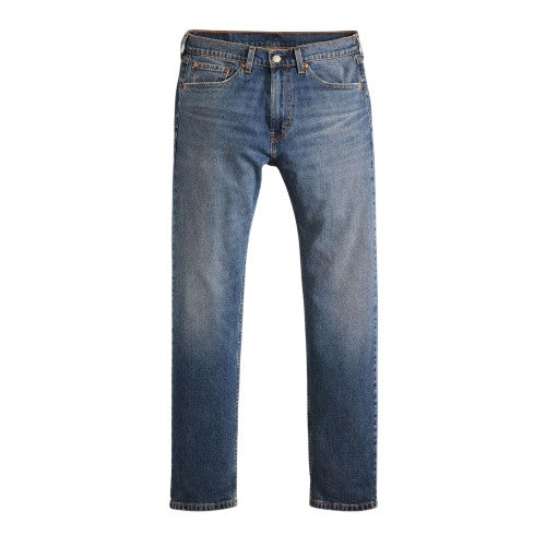 Front - Levis Mens 505 Blue Hour Denim Regular Jeans