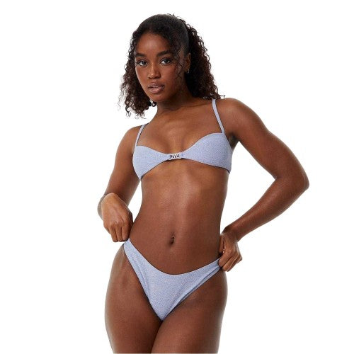 Front - Jack Wills Womens/Ladies Glitter Bikini Bottoms