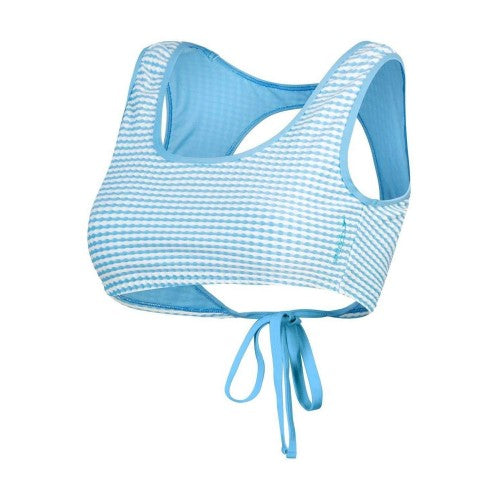 Front - Speedo Womens/Ladies Horizontal Stripe Bikini Top
