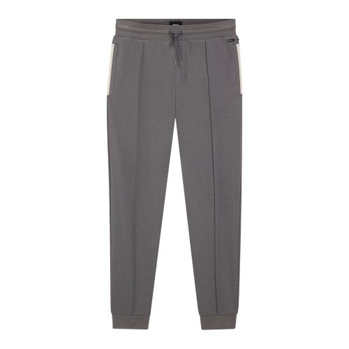 Front - Boss Mens Sense Patterned Slim Joggers