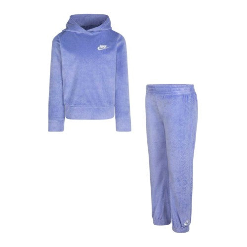 Front - Nike Childrens/Kids Velour Hoodie And Joggers Set