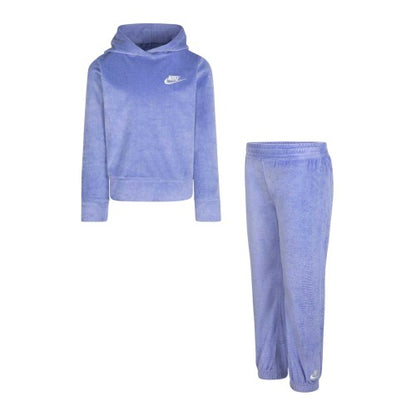 Front - Nike Childrens/Kids Velour Hoodie And Joggers Set