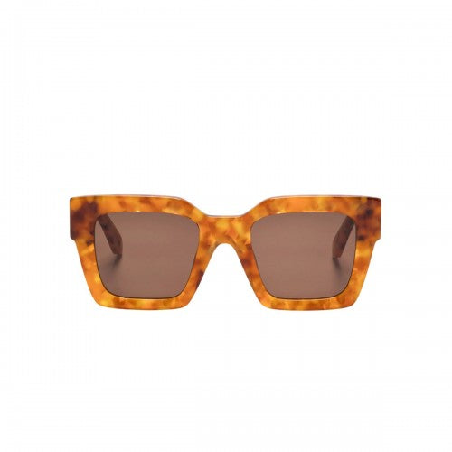 Front - Off White Jackson Tortoise Shell Sunglasses