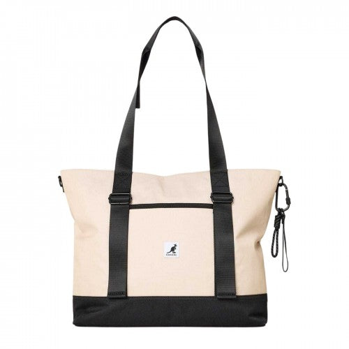 Front - Kangol Logo Two Tone Tote Bag