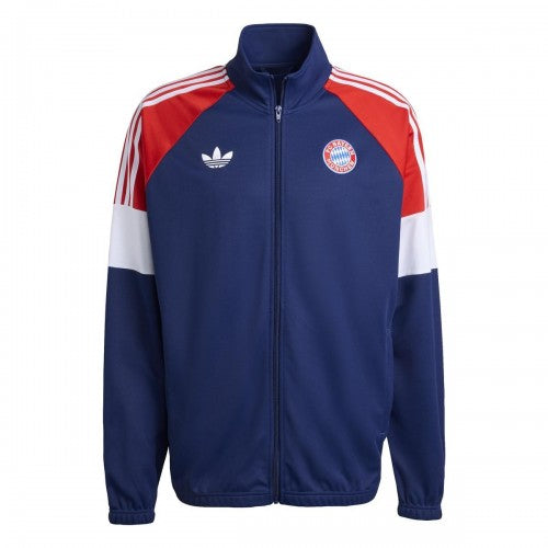 Front - Adidas Mens FC Bayern Munich Pique Track Top