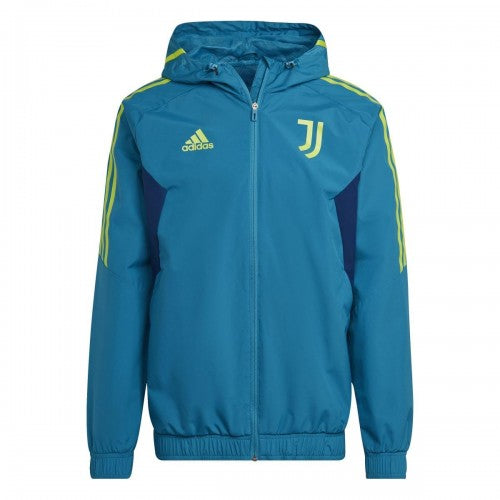 Front - Adidas Mens Juventus FC All Weather Jacket