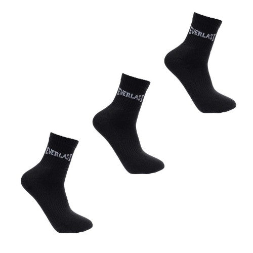 Front - Everlast Mens Quarter Socks (Pack of 3)