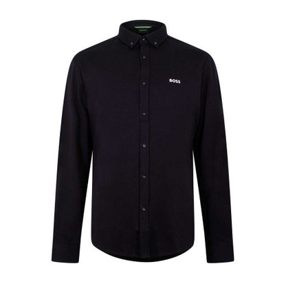 Front - Boss Mens Motion Regular Button-Down Shirt