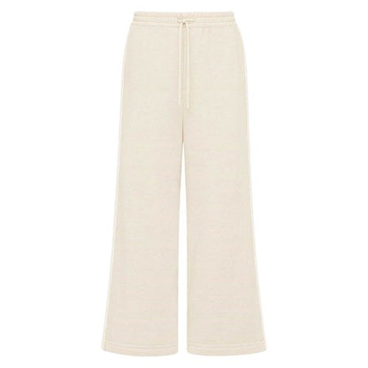 Front - I Saw It First Womens/Ladies Fleece Side Stripe Wide Leg Joggers