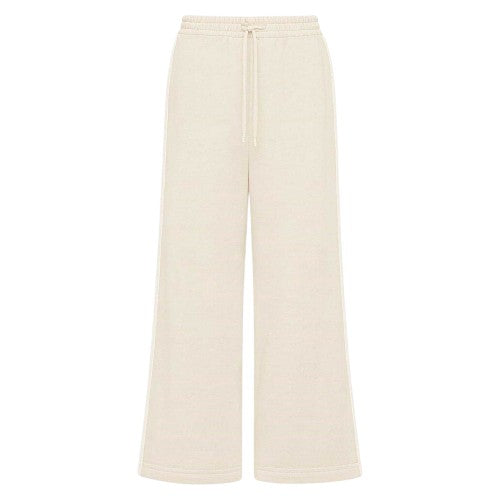 Front - I Saw It First Womens/Ladies Fleece Side Stripe Wide Leg Joggers