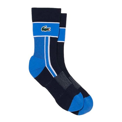 Front - Lacoste Unisex Adult Jersey Sport Socks