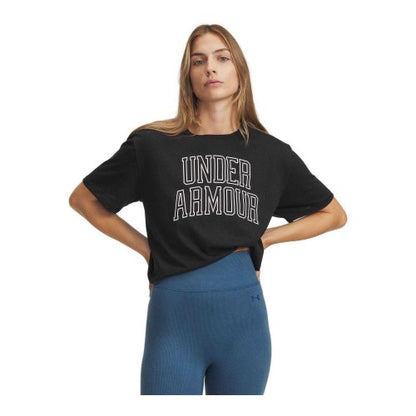 Front - Under Armour Womens/Ladies Varsity Oversized T-Shirt
