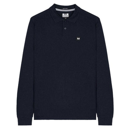 Front - Weekend Offender Mens Long-Sleeved Polo Shirt
