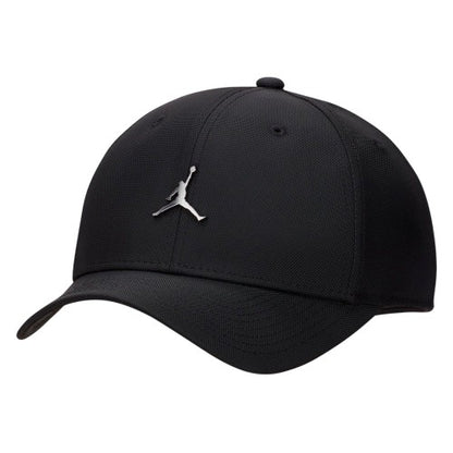 Front - Nike Air Jordan Rise Metal Logo Woven Baseball Cap
