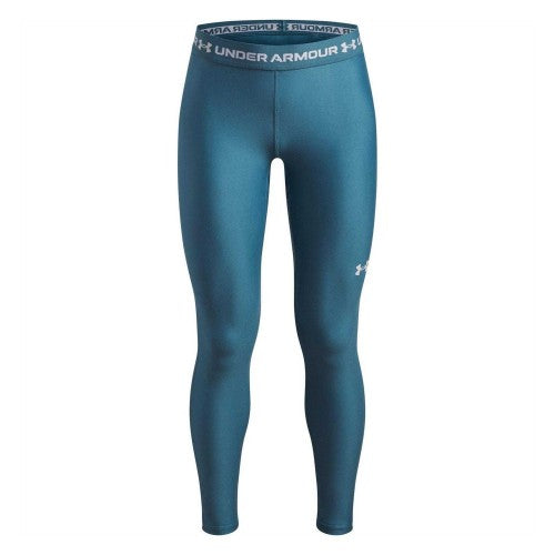 Front - Under Armour Girls Fitted Training Leggings