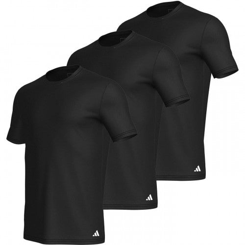 Front - Adidas Mens T-Shirt (Pack of 3)