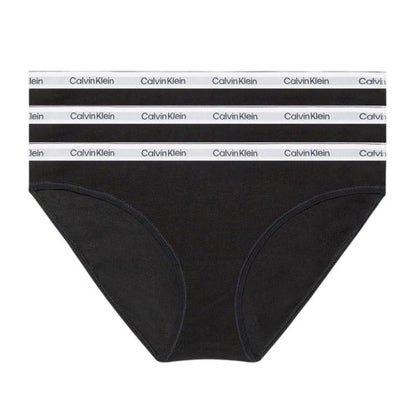 Front - Calvin Klein Womens/Ladies Carousel Briefs (Pack of 3)