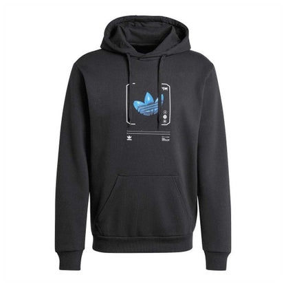 Front - Adidas Mens Cotton Blend Pullover Hoodie