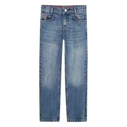 Front - Hugo Childrens/Kids Denim Straight Jeans