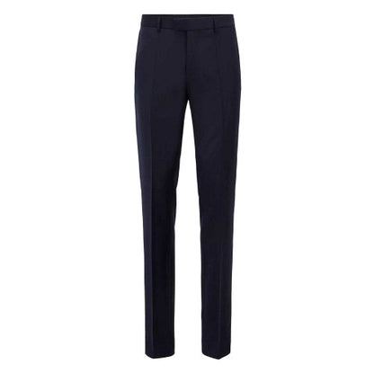 Front - Boss Mens Lone Regular Formal Trousers