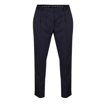 Front - Boss Mens Straight Trousers