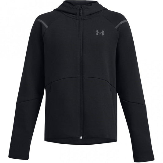 Front - Under Armour Boys Full Zip Hoodie
