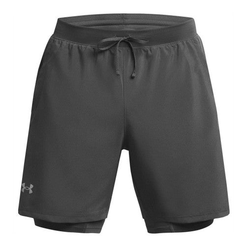 Front - Under Armour Mens Launch Running Shorts
