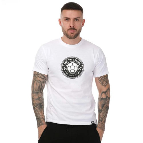 Front - One True Saxon Mens Baller Logo Cotton T-Shirt