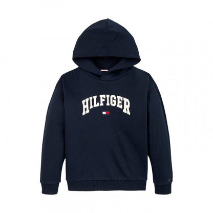 Front - Tommy Hilfiger Childrens/Kids Varsity Regular Hoodie