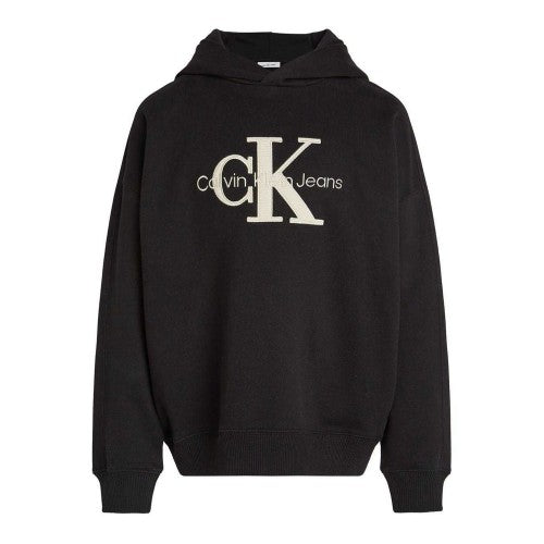 Front - Calvin Klein Childrens/Kids Hooded Regular Hoodie